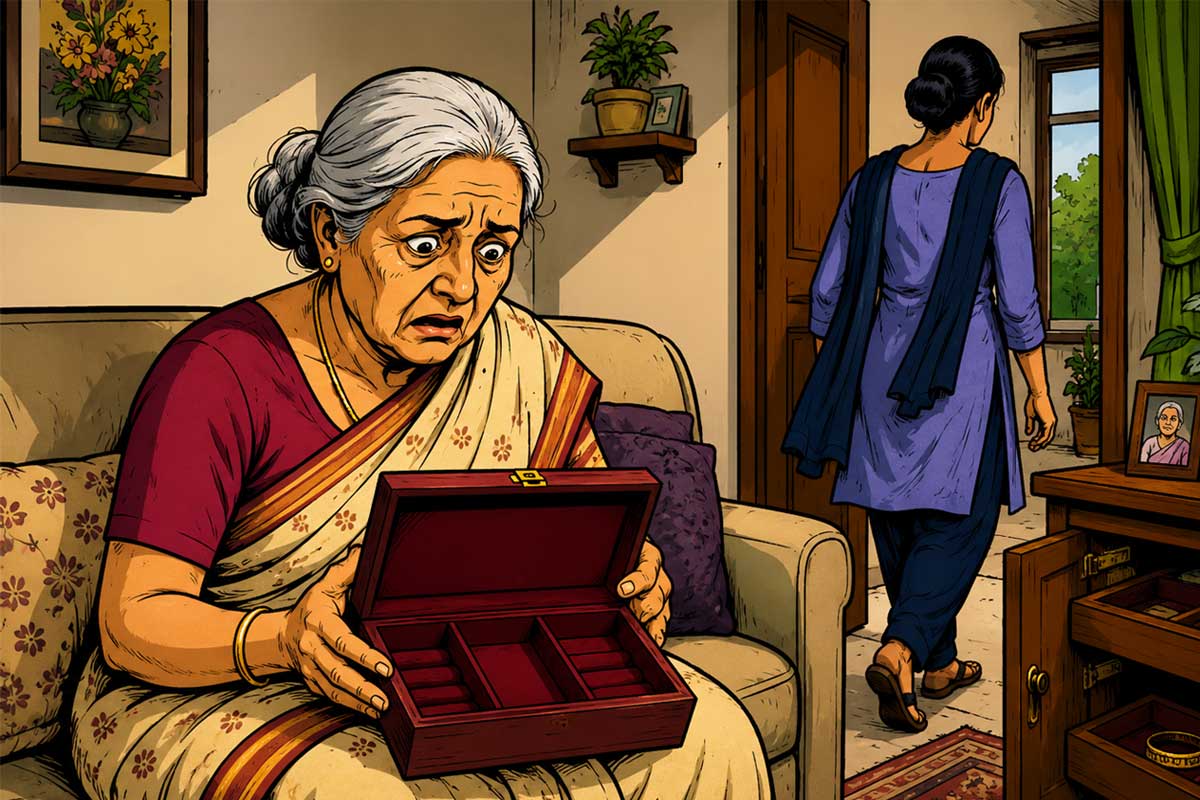 আয়ার কুকীর্তি! বৃদ্ধার হিরের বালা-সহ গয়না চুরির পর ‘নাটক’, অবশেষে গ্রেপ্তার