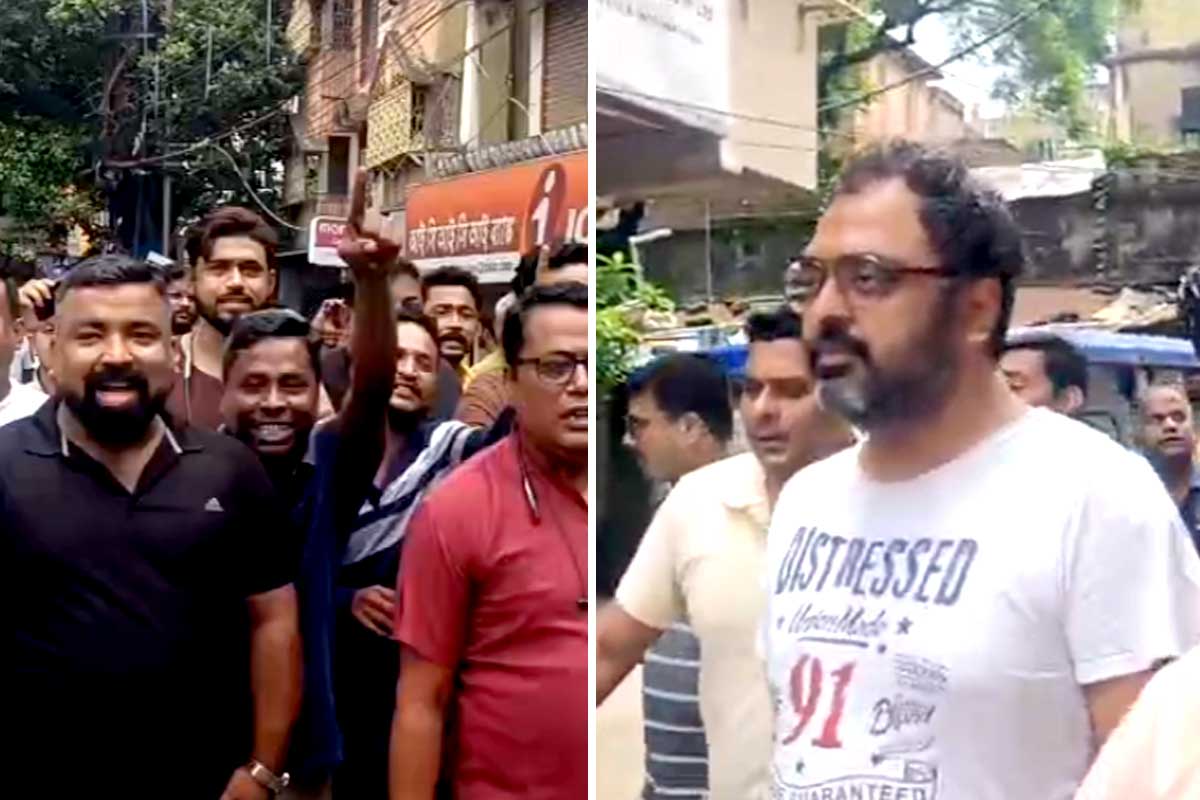 পানিহাটির রাস্তায় নির্মল ঘোষের ছেলেকে ঘোরাল পুলিশ, সোল্লাসে উঠল ‘চোর চোর’ স্লোগান!