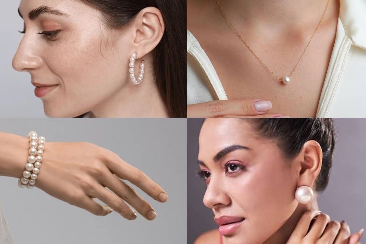 how to style pearl jewellery with daily office wear
