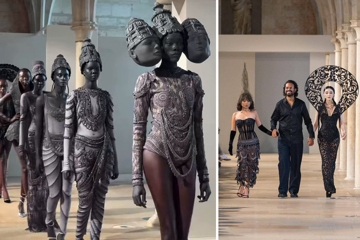 Rahul Mishra's Devi Brings India's Temple Art to Paris Couture Week