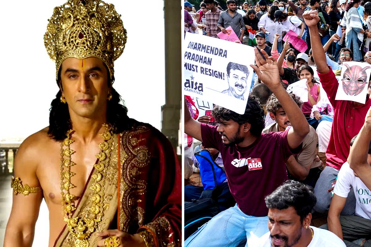ছাত্র আন্দোলনে চুপ, স্রেফ ব্যবসার স্বার্থে পিছোল রণবীরের ‘রামায়ণ’-এর ট্রেলার মুক্তি!