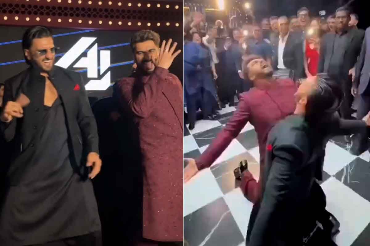 এ কেমন নাচাকোদা! অংশুলার বিয়েতে অর্জুন কাপুর-রণবীরের ‘ব্রোম্যান্স’ দেখে হেসে খুন সক্কলে