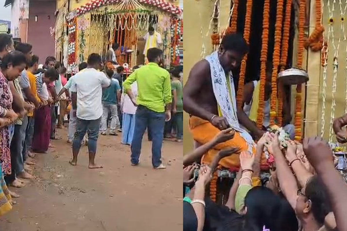 ৩৬১ বছরের ঐতিহ্য! জগন্নাথ নন, মাধবগঞ্জে পিতলের রথে আসীন রাধামদন গোপাল