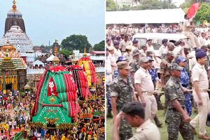 স্থল-জল-আকাশপথে বহুস্তরীয় নিরাপত্তা, মোতায়েন ১২০০ পুলিশকর্মী! রথযাত্রার পুরীতে তুঙ্গে প্রস্তুতি