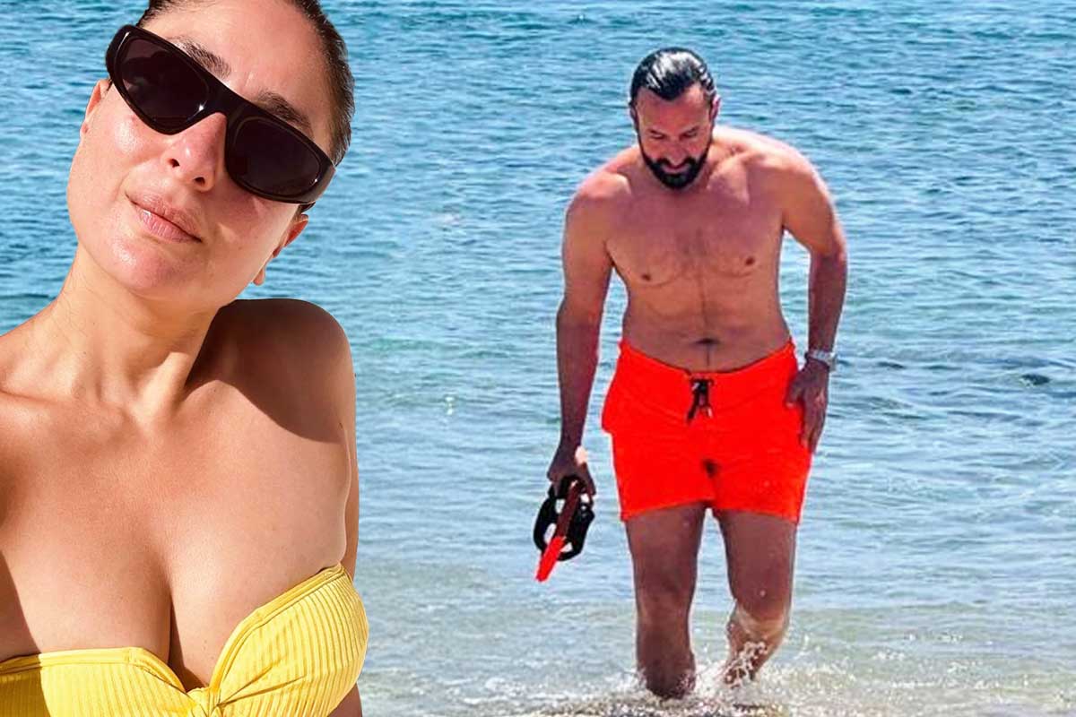 Kareena shares 'Hot Husband' Saif Ali Khan's beach look