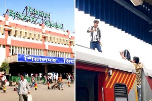 ‘ব্রেকআপ নিয়ে বন্ধুরা মজা করে, প্রেমিকাকে ফিরিয়ে দিন’, ট্রেনের উপর উঠে চিৎকার যুবকের, তারপর…