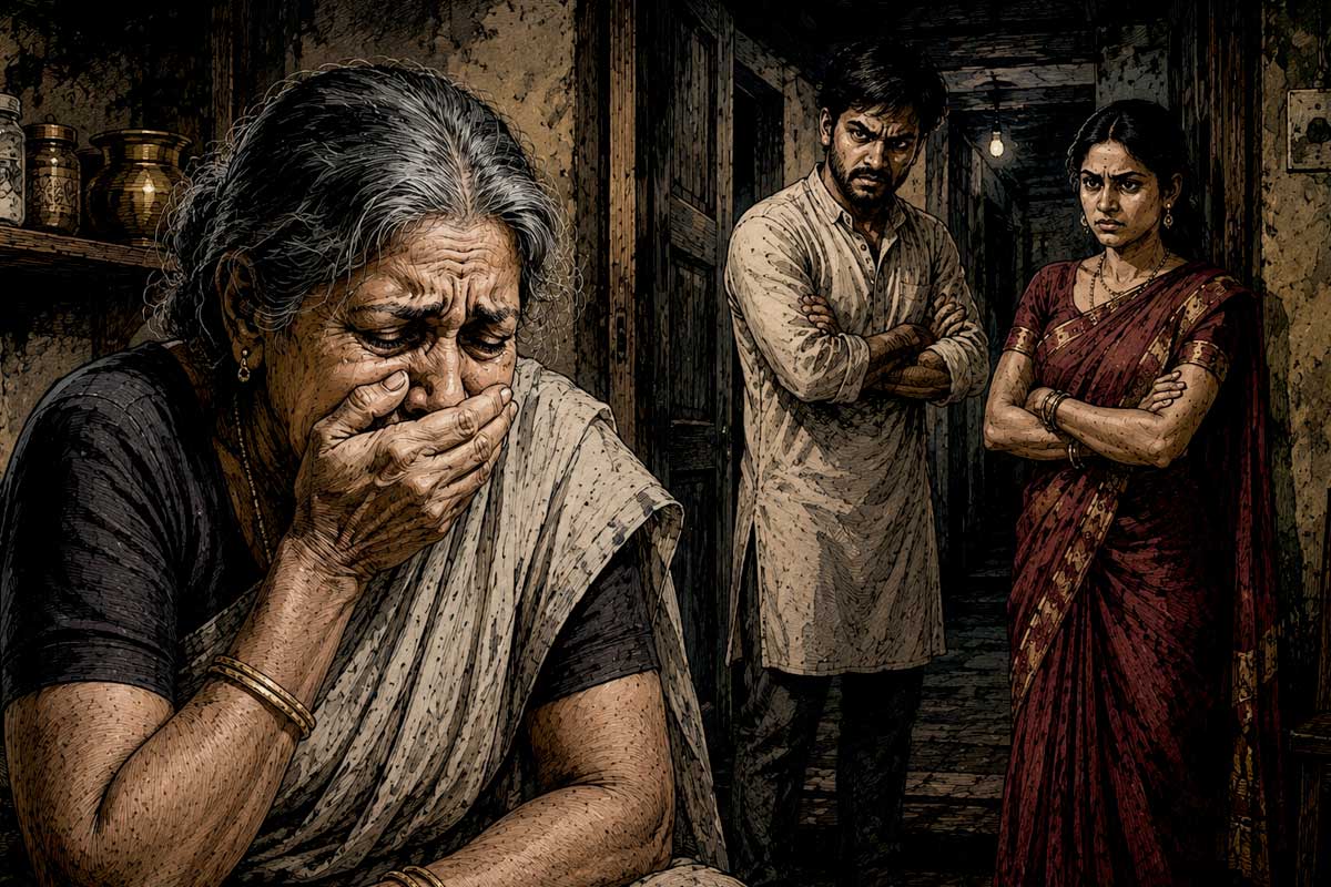 মাকে পৃথিবী থেকে সরালেই ঘরে ফিরবে বউ, শাশুড়ির শর্ত মেনে জন্মদাত্রীকে খুনের চেষ্টা ছেলের!