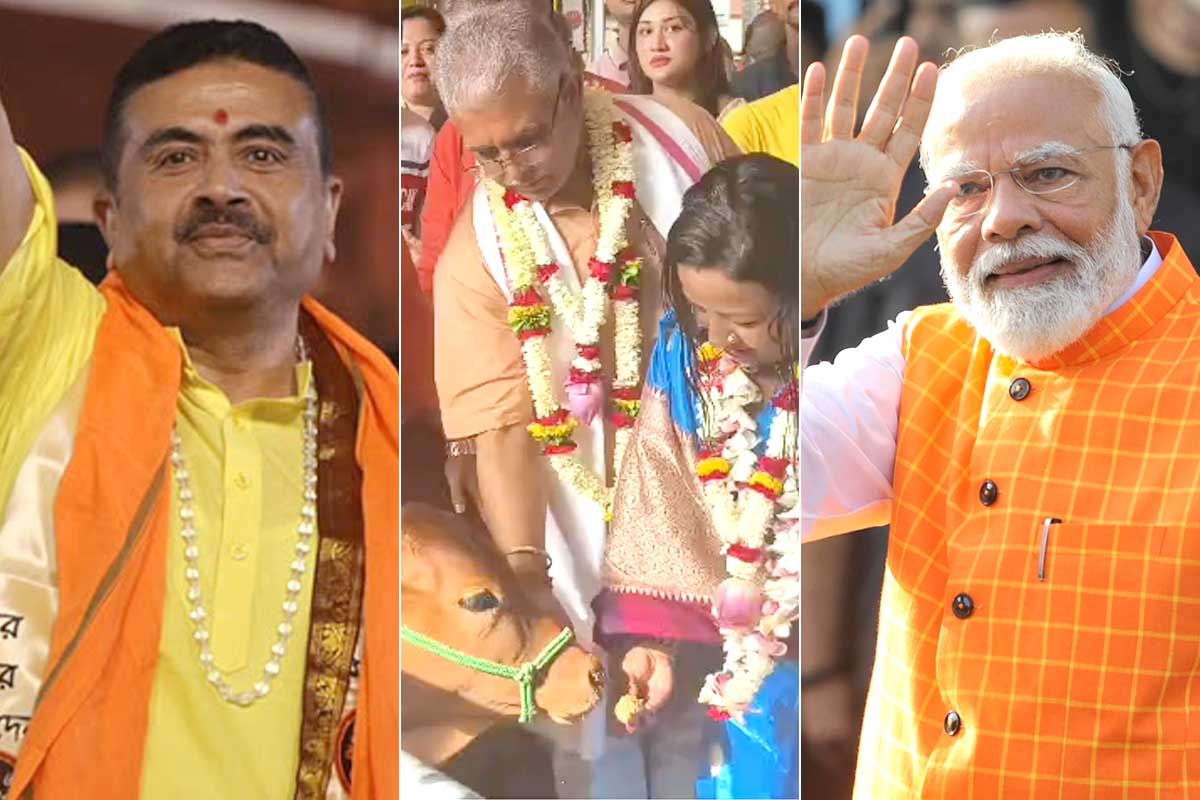 রথের শুভেচ্ছা জানালেন প্রধানমন্ত্রী-মুখ্যমন্ত্রী, সাতসকালে মায়াপুরে গোমাতার পুজো সস্ত্রীক দিলীপের