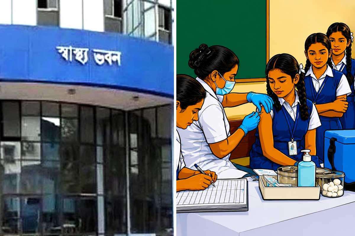 স্কুলেই জরায়ুমুখ ক্যানসারের টিকা, ছাত্রীদের জন্য মেগা পরিকল্পনা স্বাস্থ্যদপ্তরের