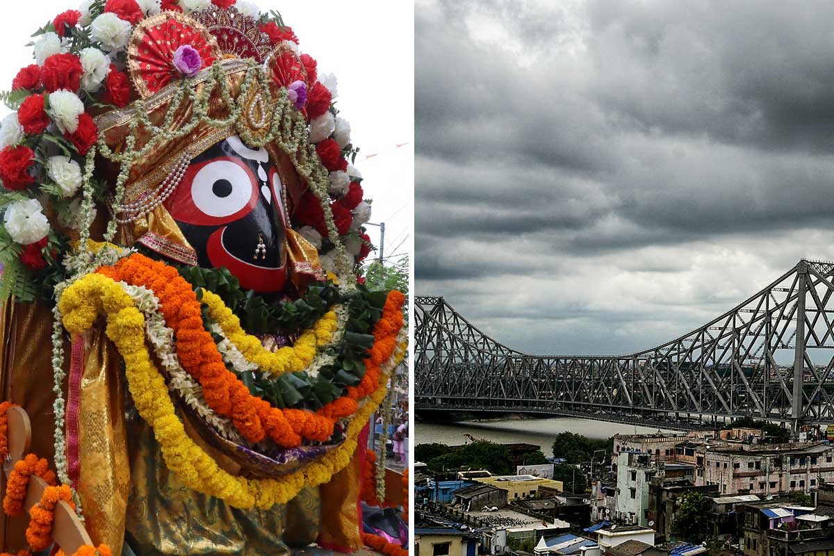 আজ উত্তরের ৫ জেলায় জারি কমলা সতর্কতা, রথে ভাসবে কলকাতা-সহ দক্ষিণবঙ্গ