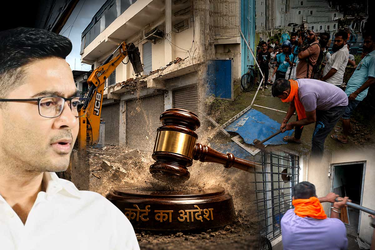 The Calcutta High Court has stayed the demolition of Abhishek Banerjee's office in Amtala, providing temporary relief amid the ongoing legal and political dispute