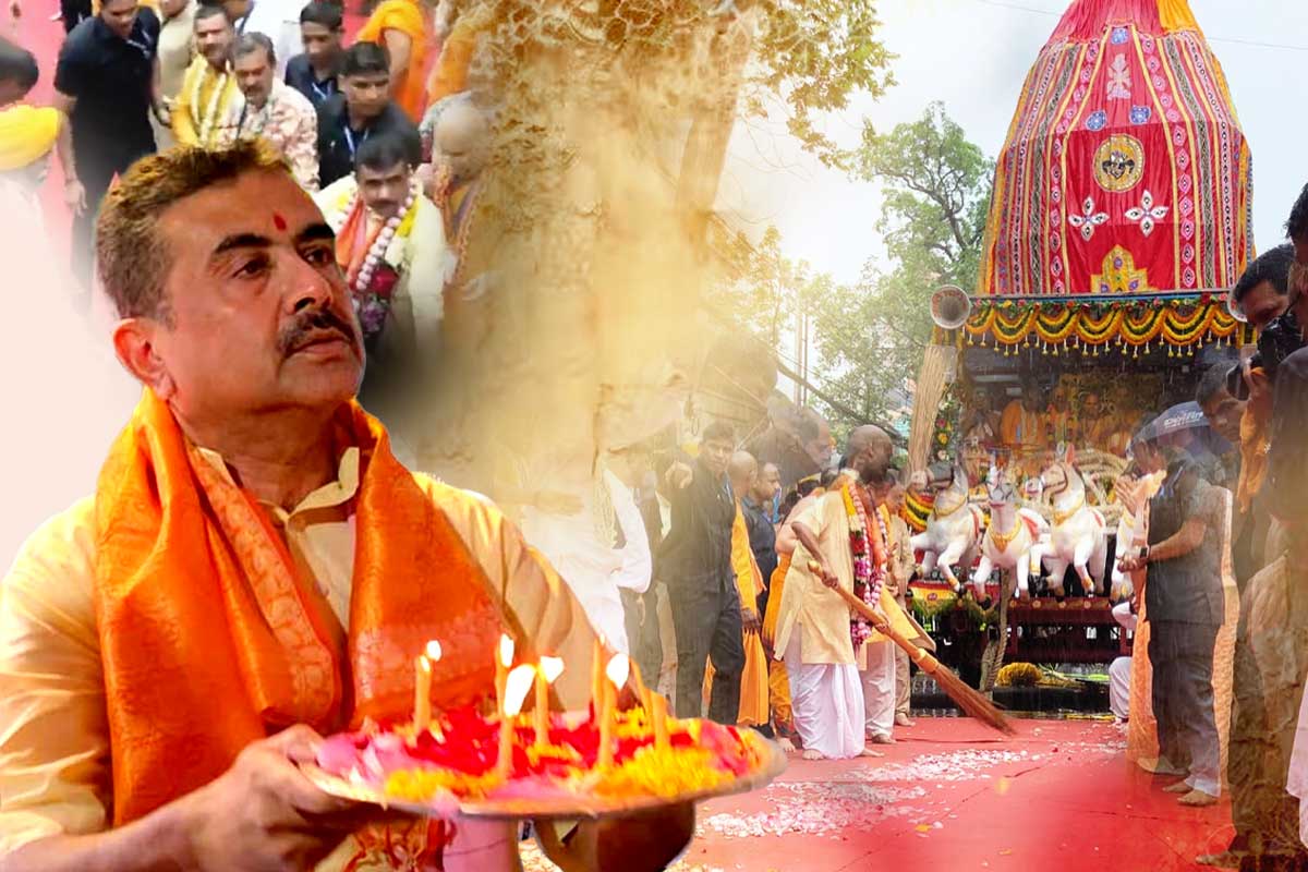 ‘পুরীর সম্মান রক্ষা’, ইসকনের রথের রশিতে টান শুভেন্দুর