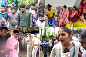 বারুইপুরে নওশাদ, অগ্নিমিত্রা, বিক্ষোভ-স্লোগানিংয়ের মুখে পড়লেন সায়নী-ঋতব্রতরা!