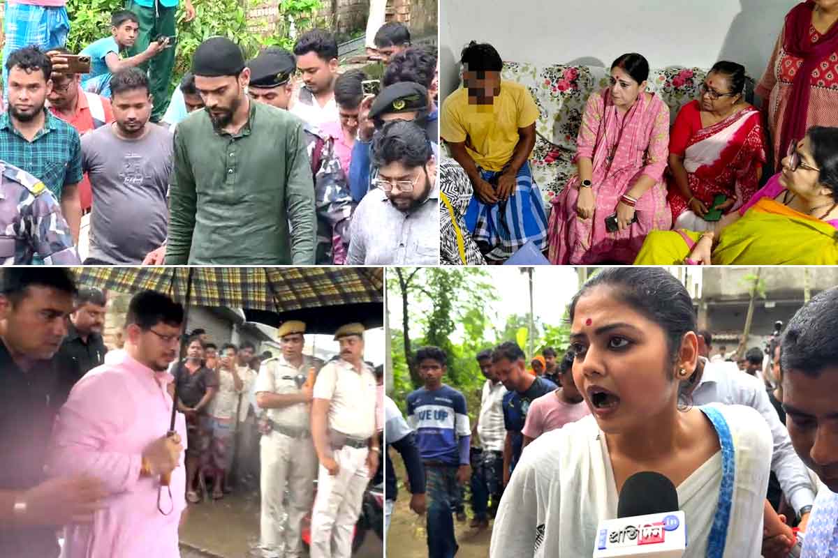 বারুইপুরে নওশাদ, অগ্নিমিত্রা, বিক্ষোভ-স্লোগানিংয়ের মুখে পড়লেন সায়নী-ঋতব্রতরা!