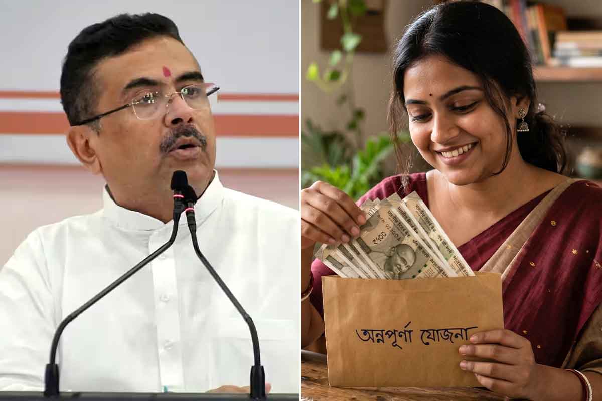 পুজোর আগেই ঢুকবে অন্নপূর্ণার টাকা! ‘সবাইকে দিয়ে দেব’, বড় ঘোষণা মুখ্যমন্ত্রী শুভেন্দুর