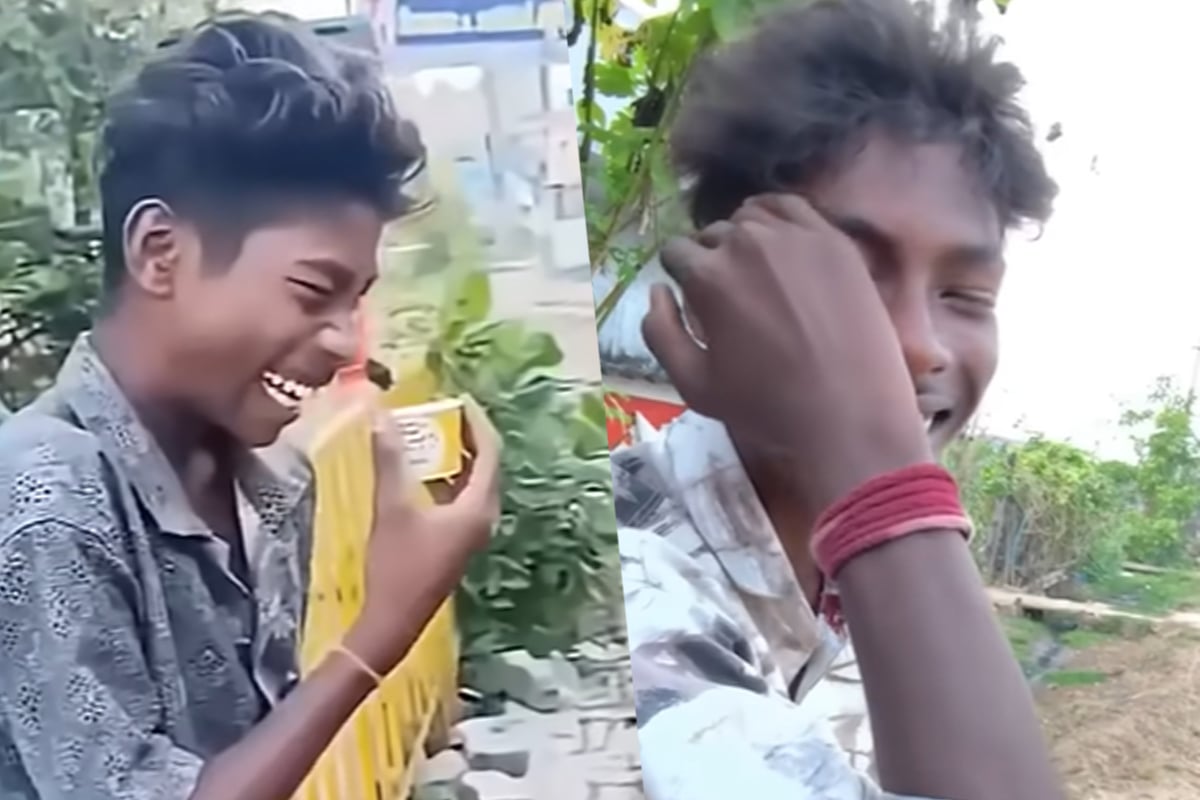 চায়ের কাপ হাতে কিশোরের সরল হাসিতে মুগ্ধ নেটপাড়া! ভাইরাল অরুণের জীবন কিন্তু মোটেই মজার নয়
