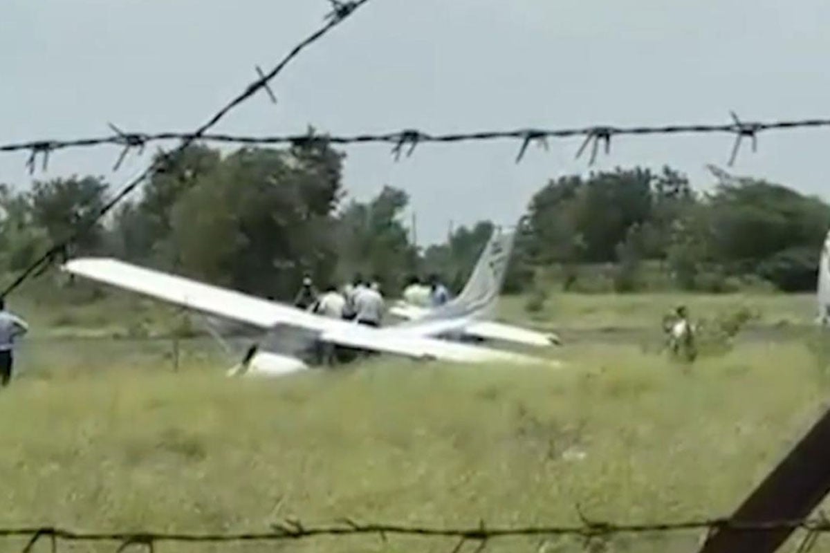 Trainer Plane Crashes In Baramati this is 2nd Incident Since Ajit Pawar's Accident