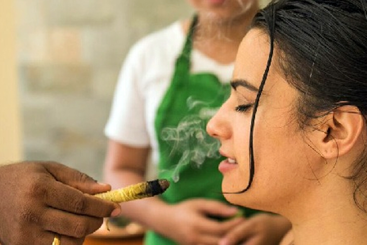 Is Ayurvedic Smoking Really Beneficial? Shehnaz Treasury’s Viral Video Sparks Debate
