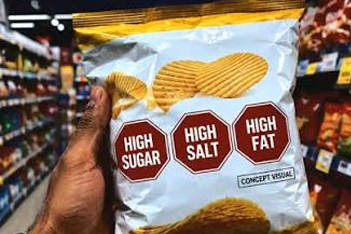 fssai junk food warning labels high sugar salt fat loopholes