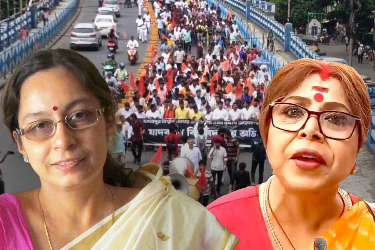 ‘যাদবপুর দেশবিরোধী তৈরি…, ইনশাআল্লা চলবে না’, হুঙ্কার শর্বরীর, বামনেত্রীর পালটা, ‘গুন্ডাদমন আইন’