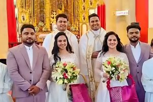 যেন যমজের মেলা, পাত্র-পাত্রী থেকে পুরোহিত, বিয়ের সঙ্গে যুক্ত প্রত্যেকেই যমজ!