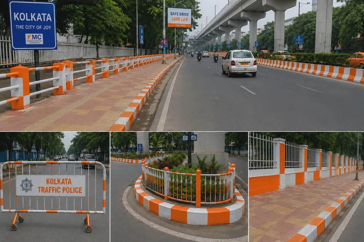 পুজোর আগে সাজবে কলকাতা, রাস্তা রং নিয়ে দোটানায় ইঞ্জিনিয়ারাই!