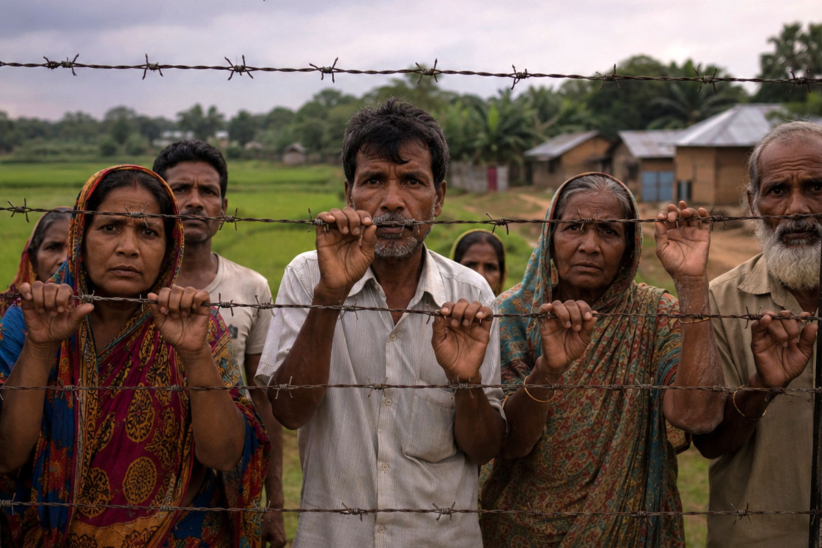 ভারতীয় হয়েও ‘পরাধীন’ মালদহের ২৪ পরিবার, কাঁটাতারের ওপারেই দু’দশক বাস