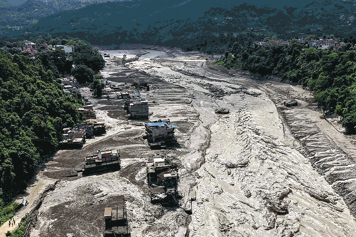 Apu Biswas, stranded amid the Nepal flash flood