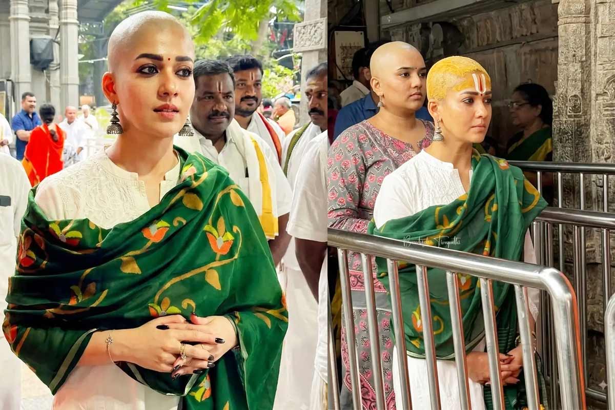 ব্লকবাস্টার হোক ‘টক্সিক’, মাথা মুড়িয়ে তিরুপতিতে নয়নতারা! হইচই নেটভুবনে