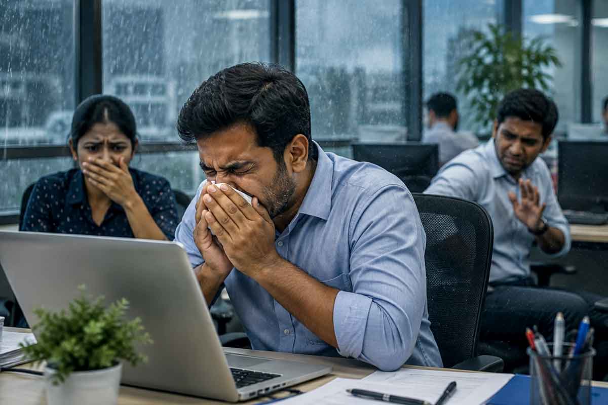 বর্ষায় অফিসই কি সংক্রমণের ‘হটস্পট’? সুস্থ থাকতে কী করবেন?