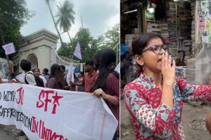 যাদবপুরের আদলে এবার প্রেসিডেন্সিতেও অশান্তির ছক! গেটের কাছে এবিভিপি-এসএফআই সংঘর্ষ