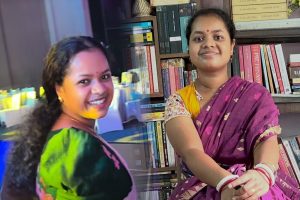 ভাঙা ভাঙা ইংরেজিতে ভিডিও! ৫০ টাকার দুল, ১০০ টাকার হারে মেটার মঞ্চে চমক গ্রামের বউ পূজারিণীর