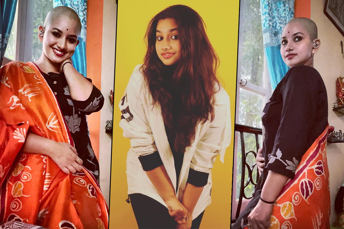 কানে দুল, কপালে টিপ, কিন্তু উধাও একঢাল চুল! চর্চায় রাজন্যার ‘নেড়া’ লুক
