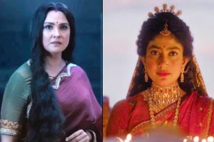 ডিজাইনার ব্লাউজ, চড়া মেকআপ! ‘রামায়ণ’-এর সীতা-কৈকেয়ীর সাজ দেখে হেসে খুন নেটপাড়া