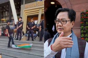 প্রতিবাদের নামে নিউ ইয়র্কে পায়ের তলায় তেরঙ্গা! ‘বিরাট মূল্য চোকাতে হবে’, হুঁশিয়ারি দিল্লির