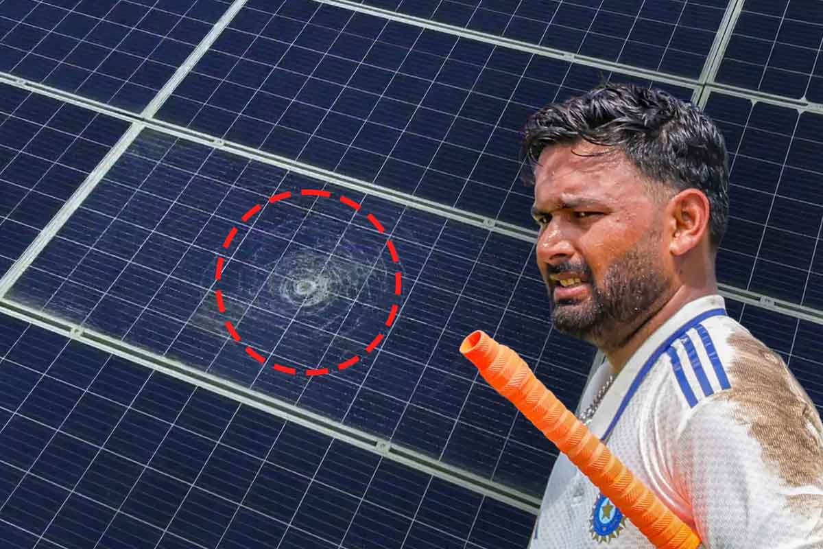 হাতে ব্যান্ডেজ বেঁধেই ব্যাটিংয়ে পন্থ, ছক্কা মেরে ভেঙে দিলেন স্টেডিয়ামের ছাদ!
