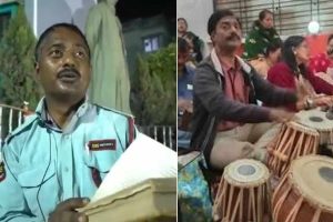 পেশায় নিরাপত্তারক্ষী, নেশা রবীন্দ্রসঙ্গীত! শান্তিনিকেতনের একদা ‘মাস্টারমশাই’য়ের গান এখন ভাইরাল