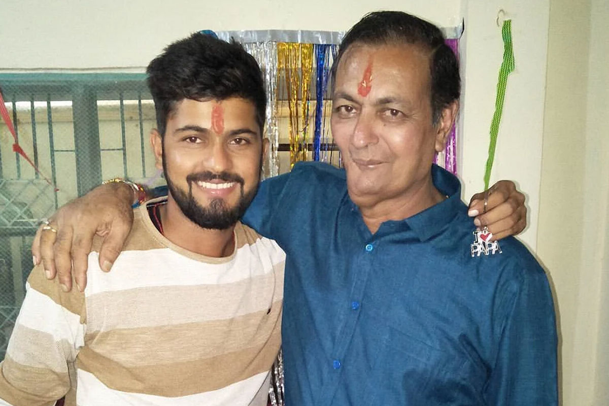 Saransh Jain with his father Subodh Jain