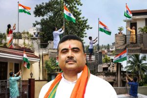 স্বাধীনতা দিবসে রাজ্যে প্রথম ‘হর ঘর তেরঙ্গা’ কর্মসূচি, ‘সবাই বাড়িতে পতাকা তুলুন’, আবেদন শুভেন্দুর