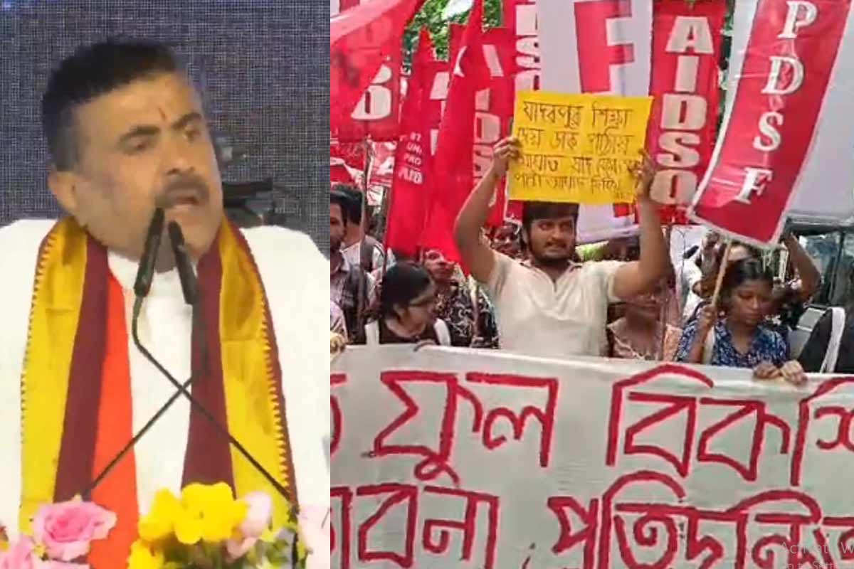 ‘যাদবপুরের ভিতরে-বাইরে জাতীয়তাবাদ প্রতিষ্ঠা করবই’, ছাত্র সংঘর্ষের পর হুঙ্কার শুভেন্দুর