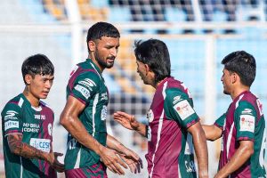 সাহালের হ্যাটট্রিকে ডুরান্ডে সিআইএসএফ’কে গোলের মালা মোহনবাগানের, চিন্তা গোল মিসের প্রবণতাও