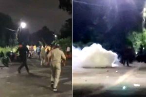 তৃণমূল কাউন্সিলরকে তাড়া জনতার, সামাল দিতে লাঠিচার্জ-কাঁদানে গ্যাস পুলিশের, দুর্গাপুরে ধুন্ধুমার