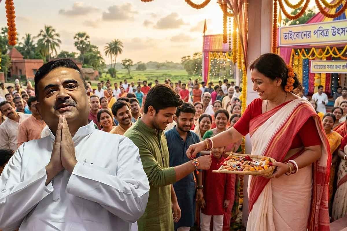 রাজ্যজুড়ে বিলি হবে ২৫ লক্ষ রাখি, উৎসবে শুভেন্দু দিলেন প্রায় ৯ কোটি টাকা