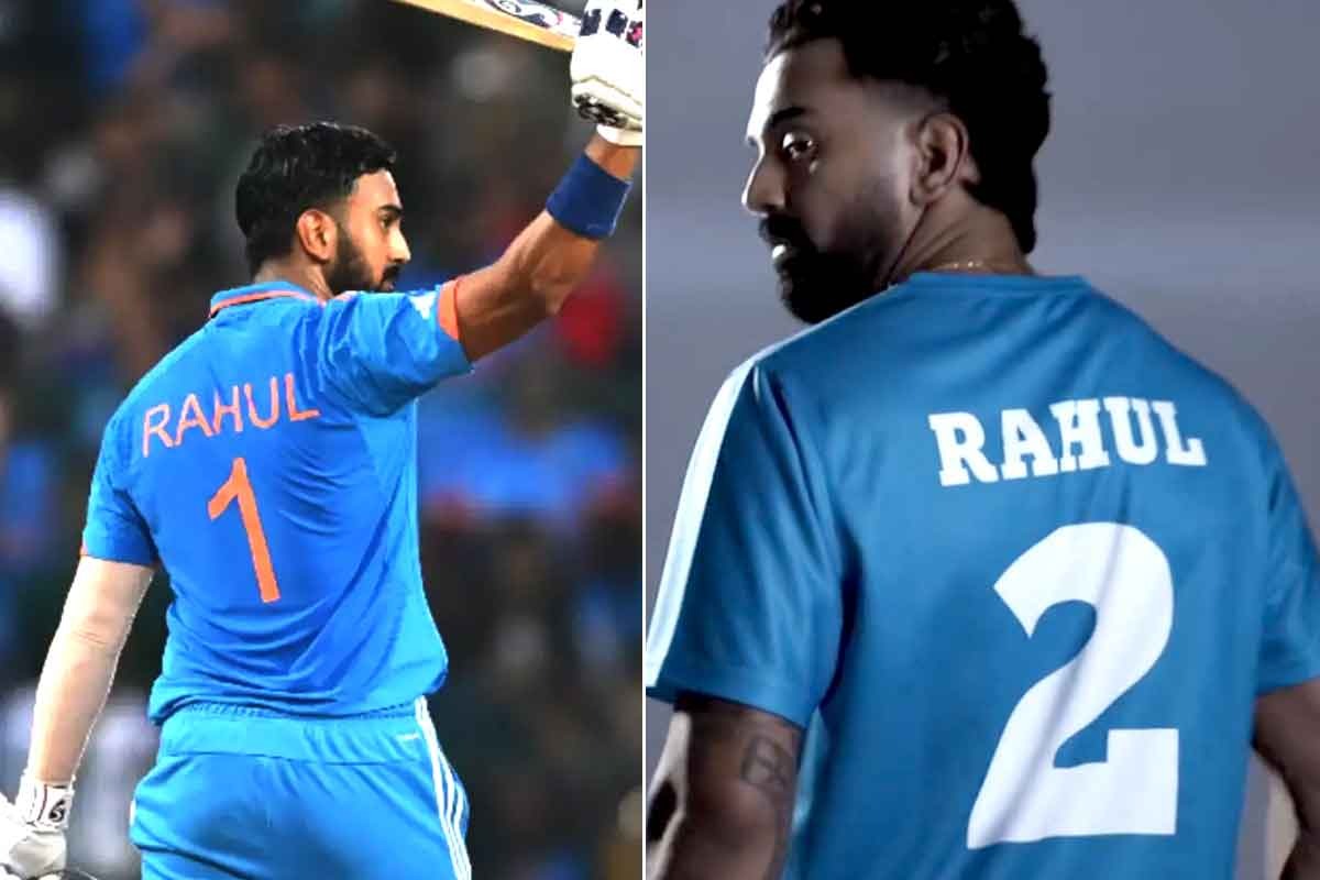 ১ থেকে ২ হলেন রাহুল! সিরিজের মাঝেই কেন জার্সি নম্বর বদল? ভিডিও ঘিরে জোর চর্চা