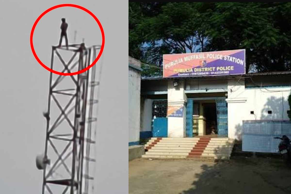 দুই বউকেই থাকতে দিতে হবে ঘরে, আজব দাবিতে ২০০ ফুট উঁচু মোবাইল টাওয়ারে যুবক!