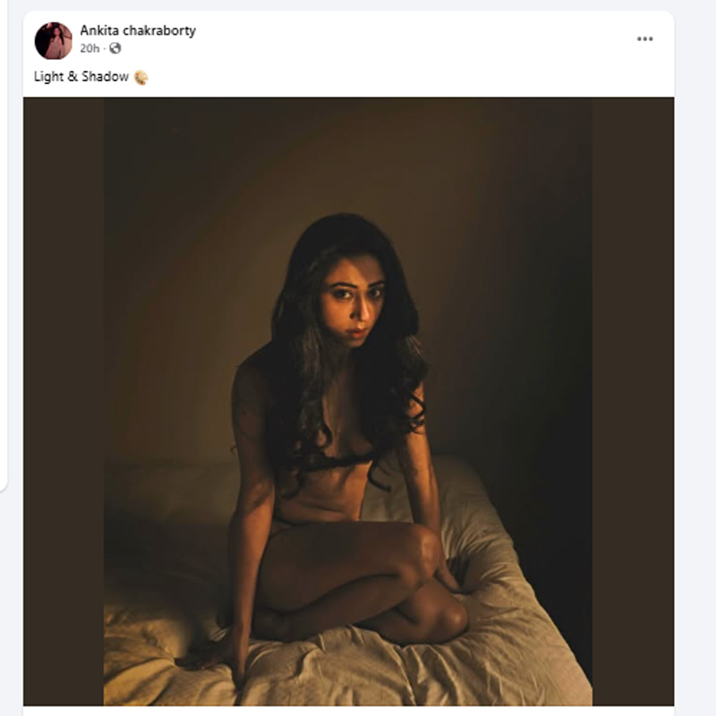 Ankita Chakraborty sets social media abuzz with a bold photoshoot