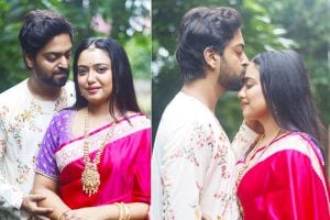 ভুল বোঝাবুঝি পেরিয়ে বাগদান অনুভব-অনুষ্কার, বিচ্ছেদের আবহেই টলিউডে বিয়ের সানাই