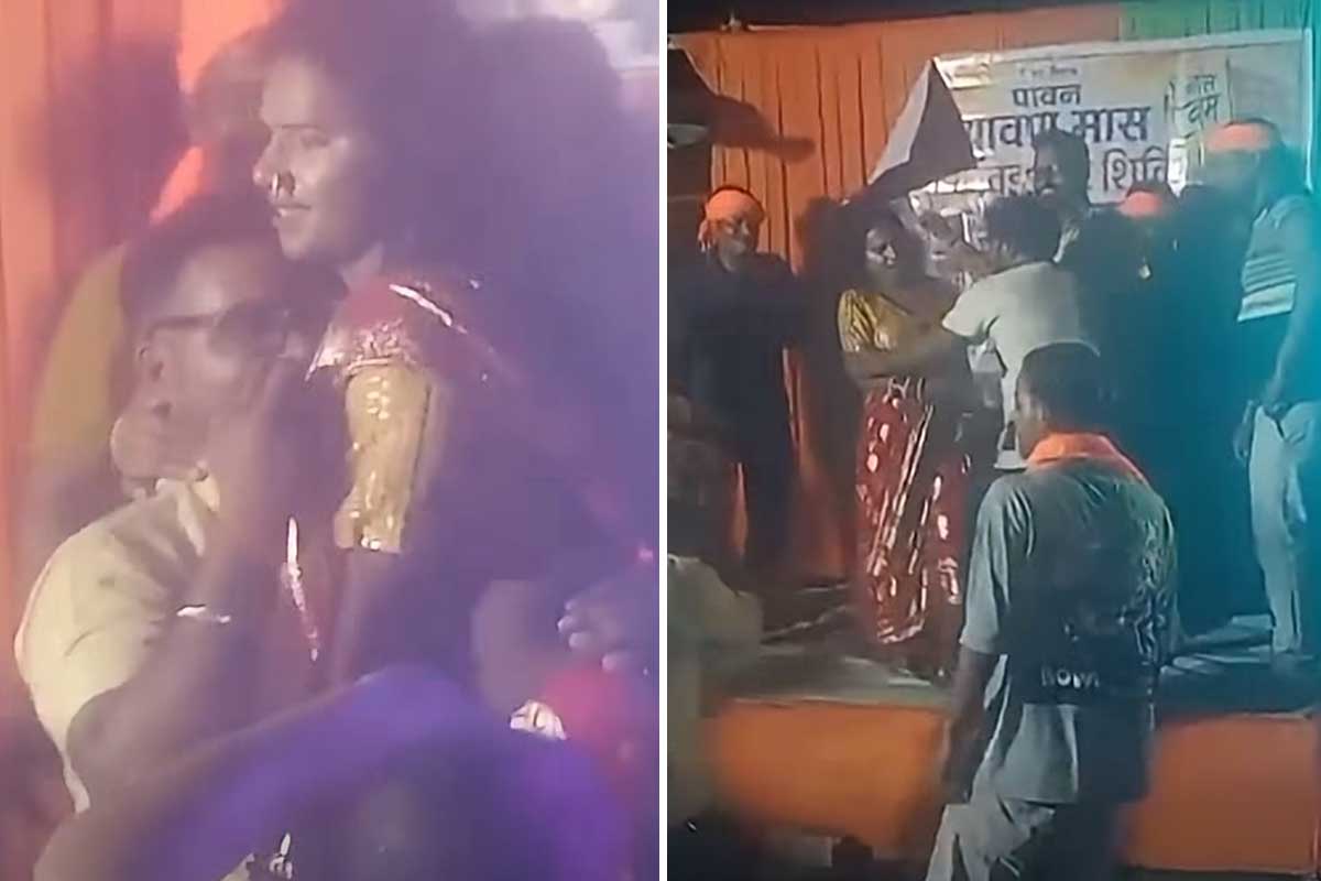 শিবভক্তদের জন্য অনুষ্ঠানে নর্তকীকে কোলে তুলে নাচ বিজেপি কর্মীদের! বরানগরে শুরু বিতর্ক
