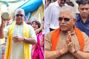 গানের পর অভিনয়ে ‘দাবাং’ দিলীপ, বাজালেন ডমরুও! শিল্পীদের ‘রগরে দেওয়া’ মন্ত্রী বললেন…