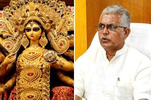 ‘কমিউনিস্টরা দুর্গাপুজো শব্দটাই বাদ দিয়েছিল’, বামেদের শারদোৎসবের তীব্র বিরোধিতা দিলীপের